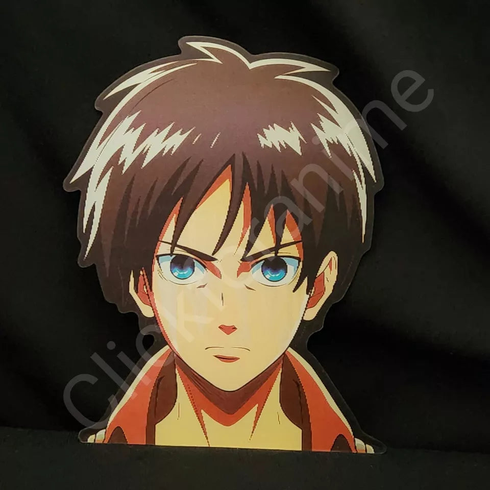 Attack on Titan: Eren Yeager 3D Moving Sticker Anime Manga Lenticular Decal