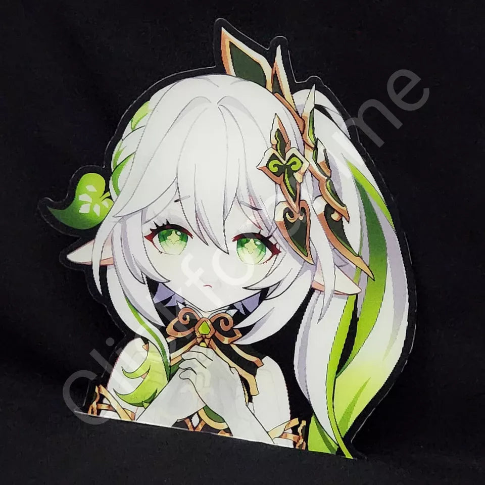 Genshin Impact:  Nahida 3D Motion Moving Laptop Sticker Cute Lenticular Decal