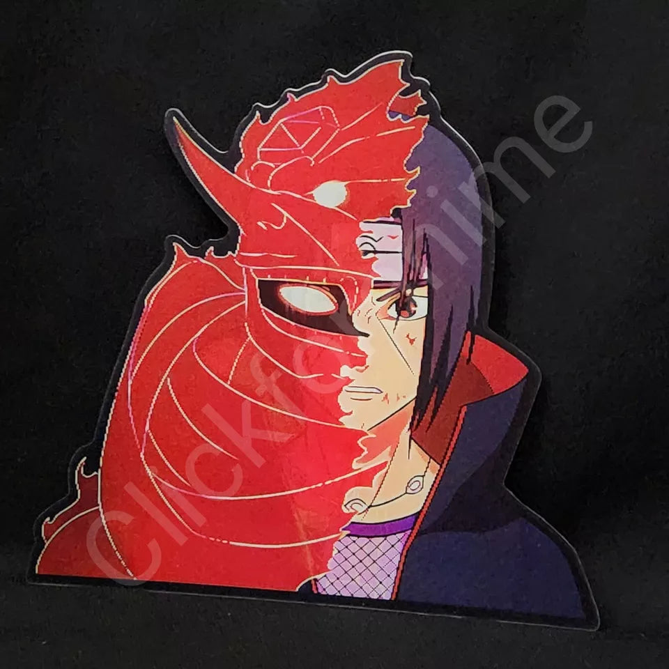 Naruto: Shippuden: Itachi Uchiha Susanoo 3D Moving Sticker Lenticular Decal