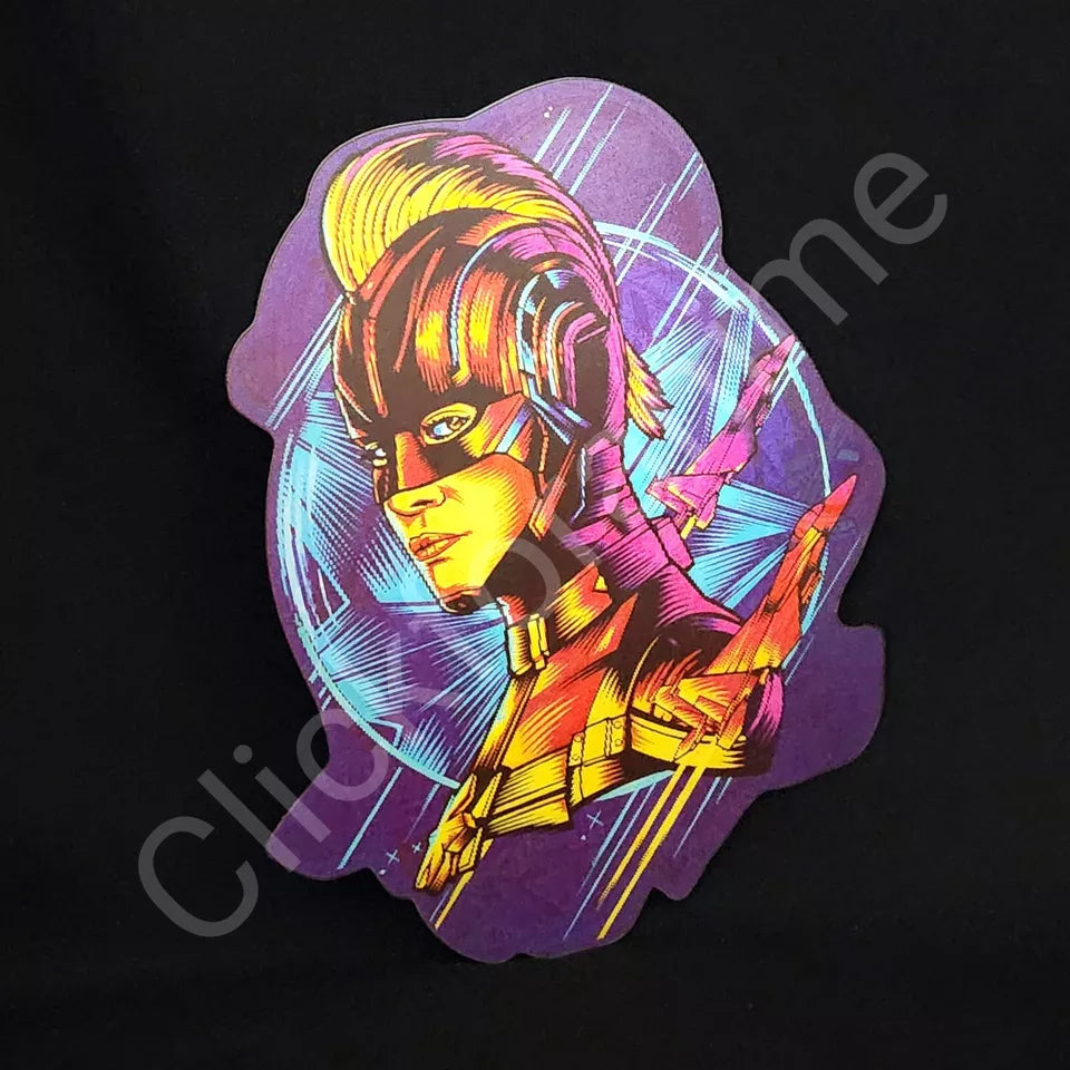 Thanos Nebula captain 3D Moving Laptop Sticker Lenticular Decal Avenger