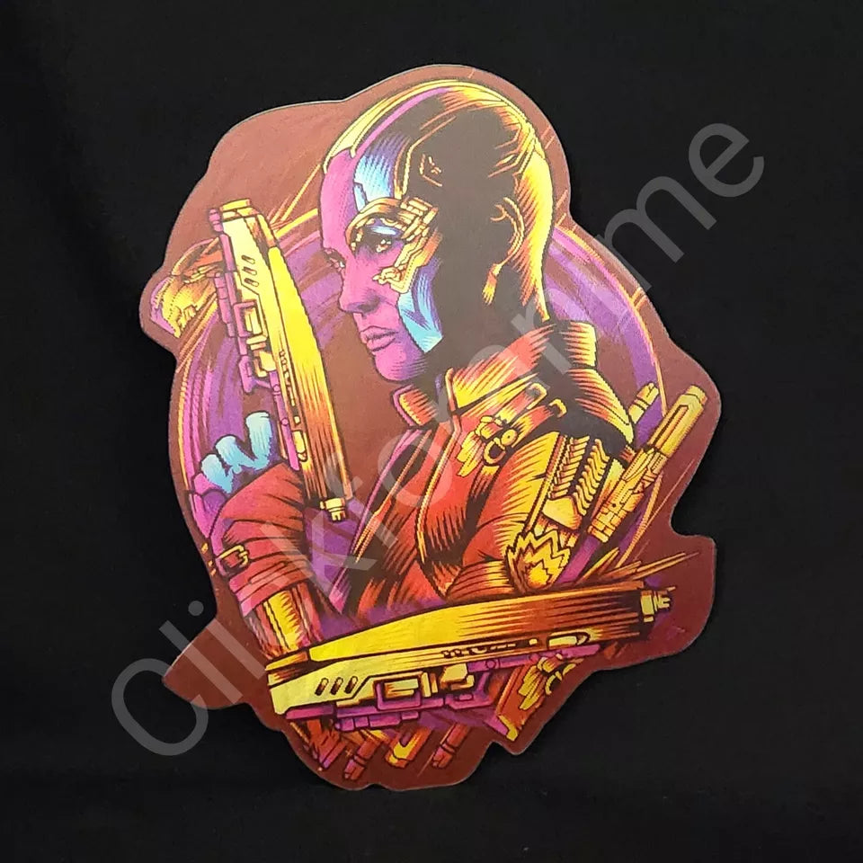 Thanos Nebula captain 3D Moving Laptop Sticker Lenticular Decal Avenger