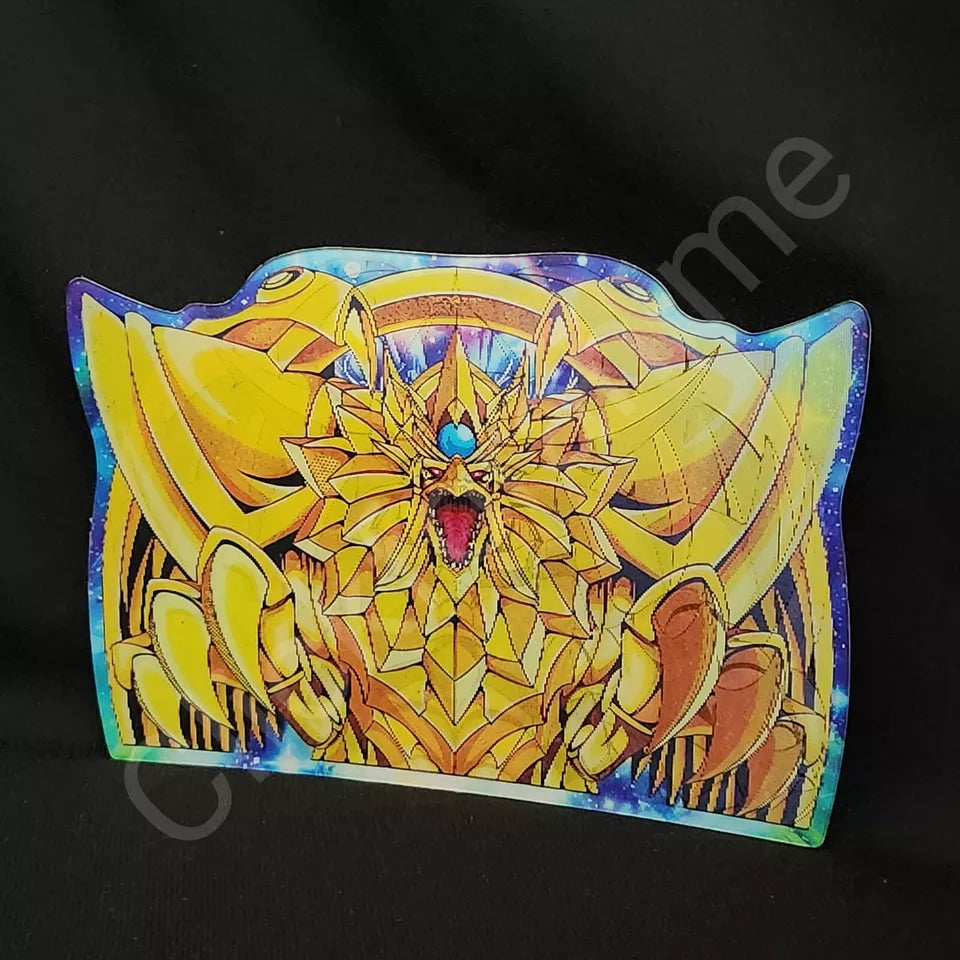 Yu-Gi-Oh! Egyptian God trio 3D Moving Sticker Anime Manga Lenticular Decal Laptop notebook
