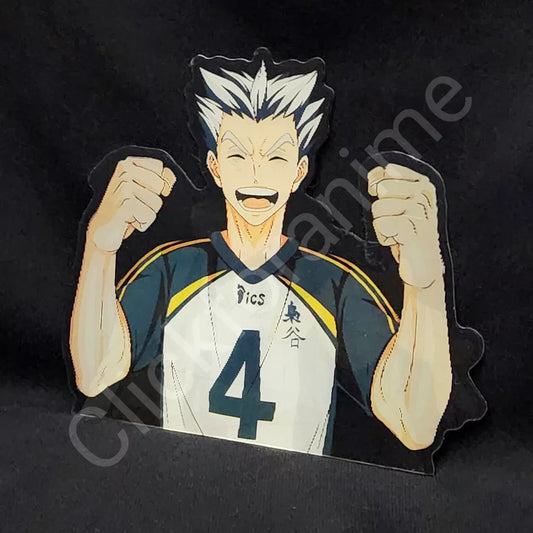 Haikyu!! Kōtarō Bokuto 3D Moving Sticker, Anime Manga Lenticular Decal Vollyball