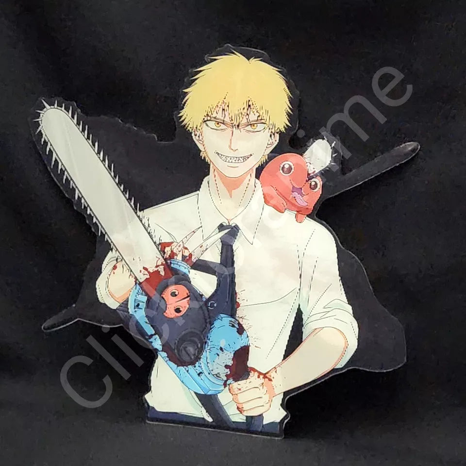Chainsaw Man: Denji 3D Moving Sticker Lenticular Decal Anime Manga Decal