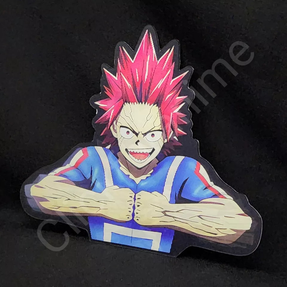 My Hero Academia: Eijiro Kirishima 3D Moving Sticker Anime Lenticular Decal