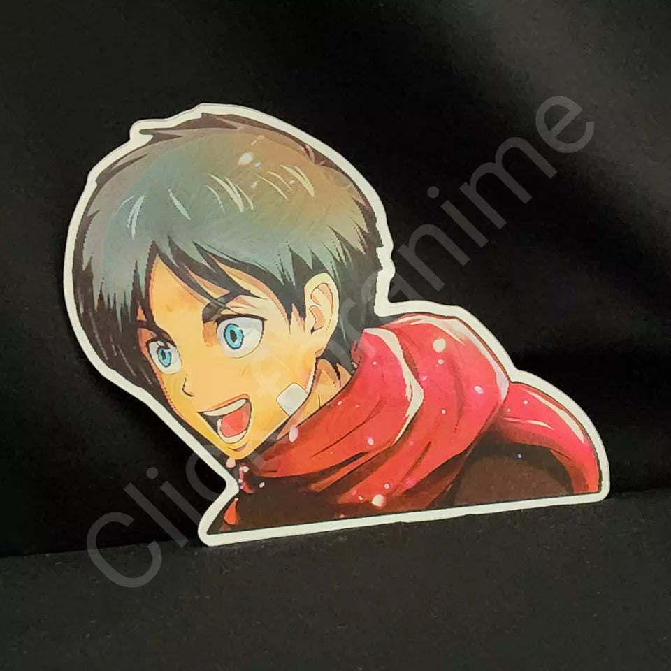 Attack on Titan: Eren Yeager 3D Moving Sticker Anime Manga Lenticular decal