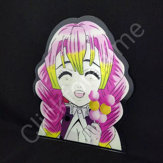 Demon Slayer: Mitsuri Kanroji 3D Motion Moving Sticker Lenticular Anime Decal