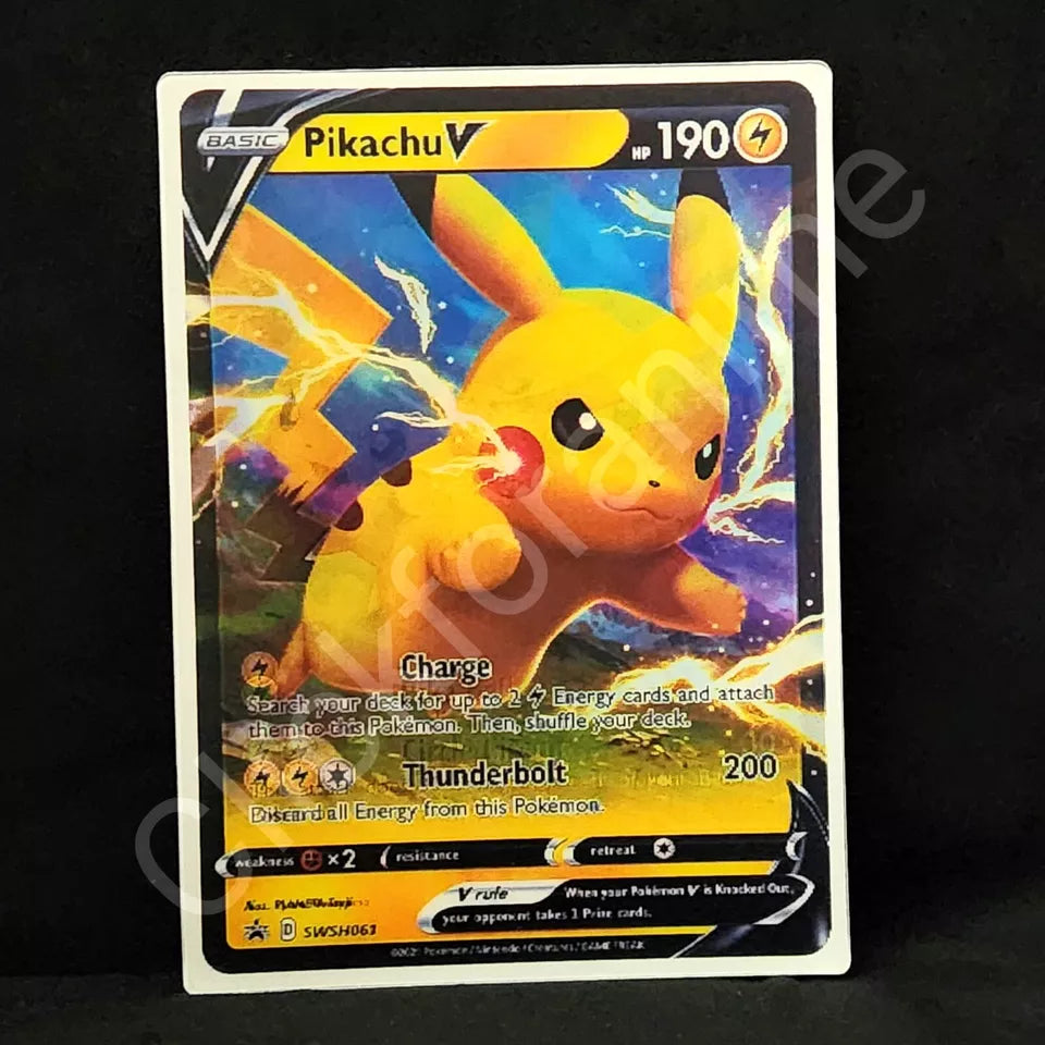 Pokemon: Pikachu 3D Moving Sticker, Lenticular Car Laptop Decal V Max