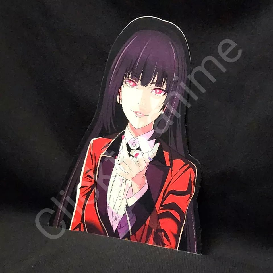 Kakegurui Yumeko Jabami 3D Moving Large Sticker Lenticular Decal Car laptop