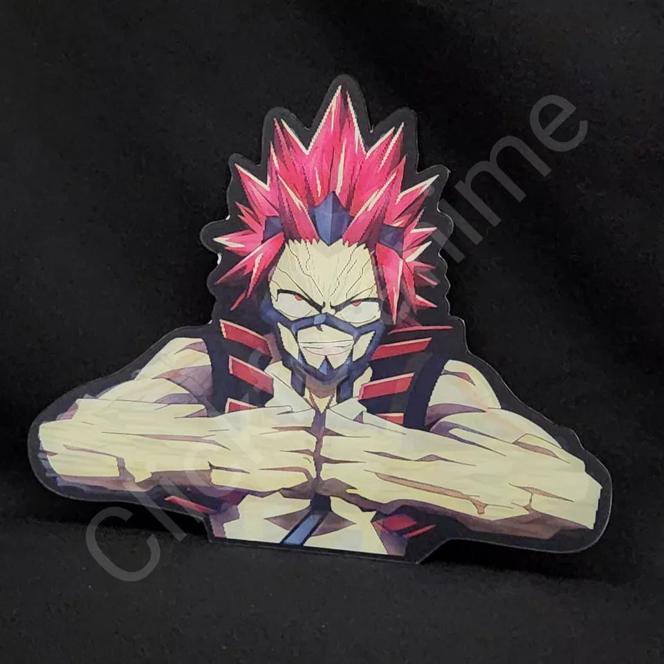 My Hero Academia: Eijiro Kirishima 3D Moving Sticker Anime Lenticular Decal