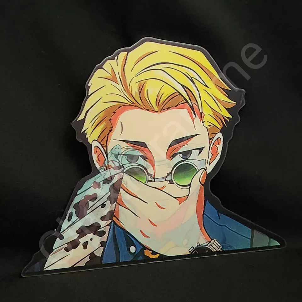 Jujutsu Kaisen: Kento Nanami 3D Moving Sticker Anime Manga Lenticular Decal JJK