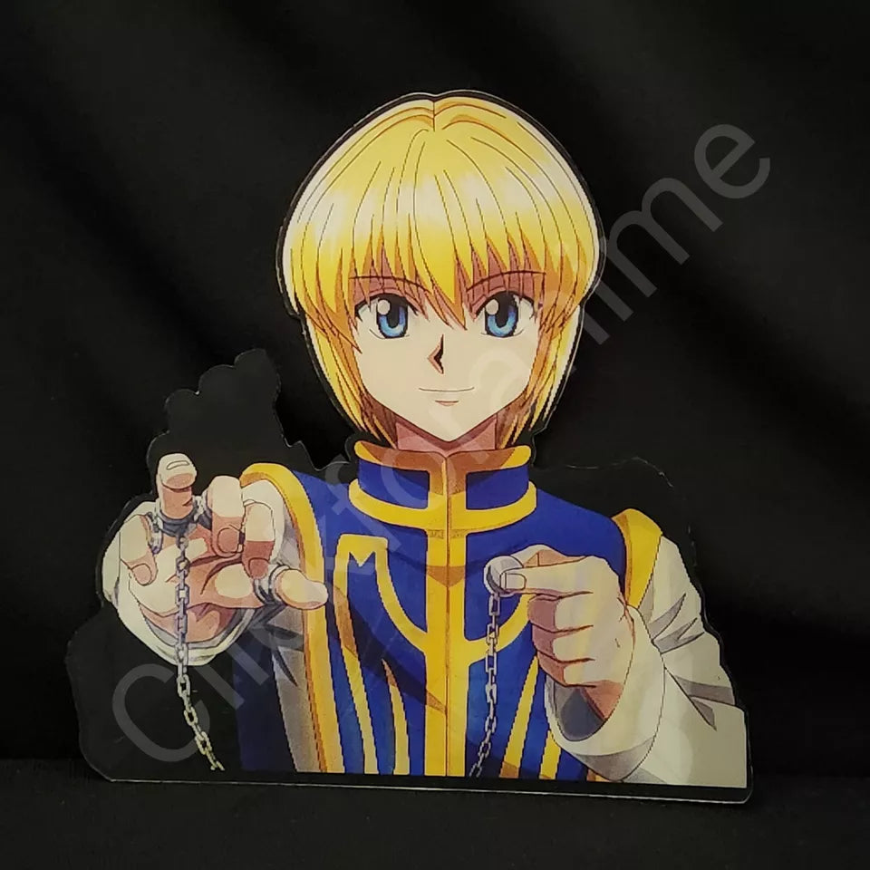 Hunter X Hunter: Kurapika 3D Moving Sticker Lenticular Car Laptop Decal