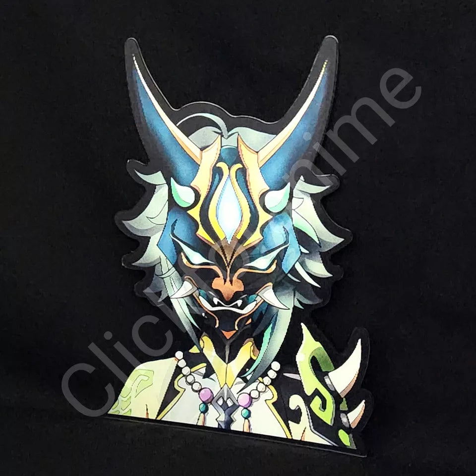 Genshin Impact:  Xiao 3D Motion Moving Laptop Sticker Cute Lenticular Decal