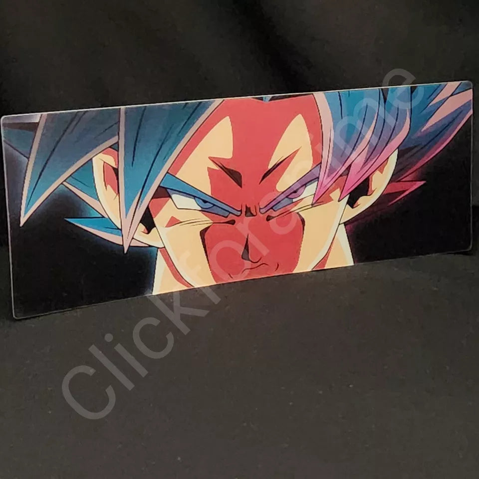 Dragon Ball Z : Goku Eyes 3D Moving Sticker Lenticular Car laptop Decal Super