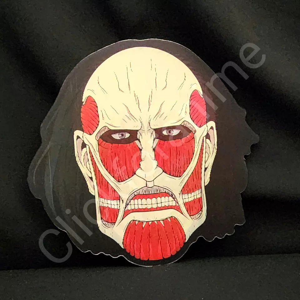 Attack on Titan: Female Armoured colossal 3D Moving Sticker Anime Manga Lenticular Decal