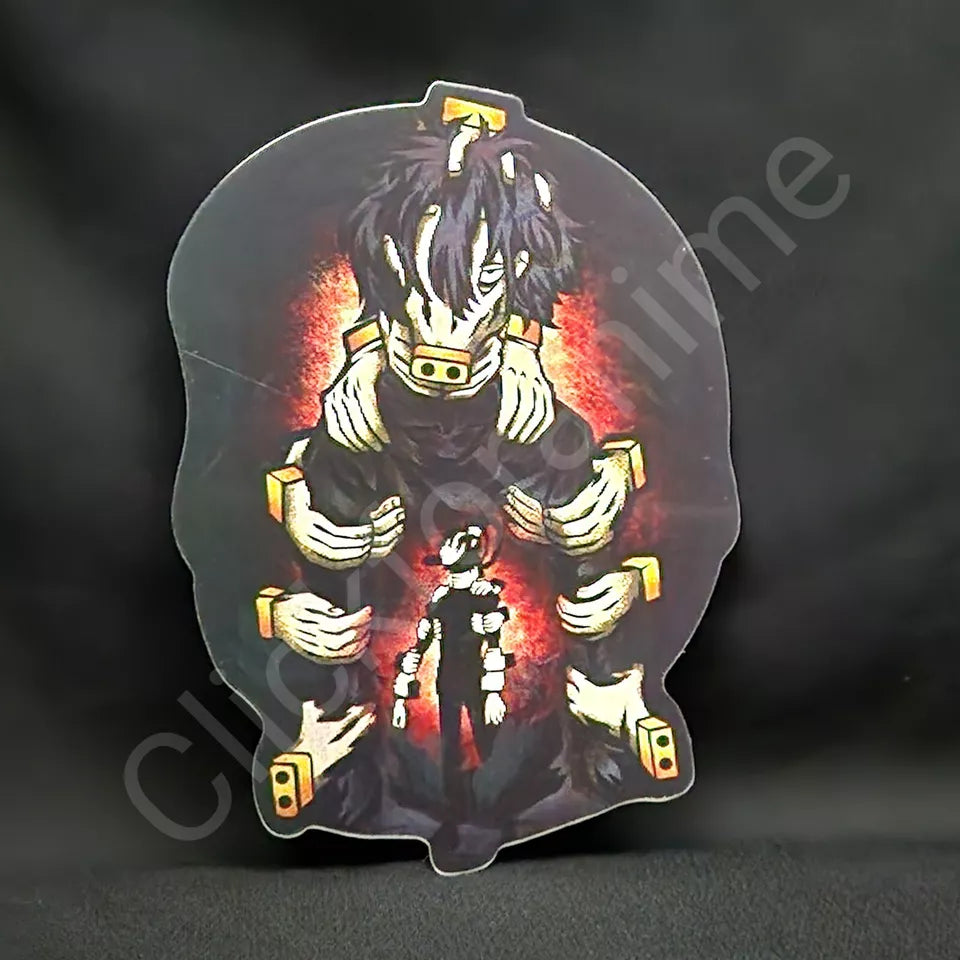 My Hero Academia: Dabi Shigaraki Tokoyami 3D Moving Sticker Lenticular Decal