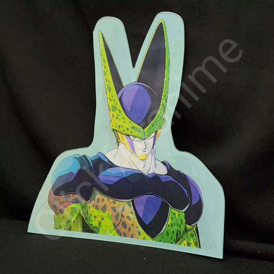 Dragon Ball Z: Cell 3D Moving Sticker Anime Manga Lenticular Car Laptop Decal