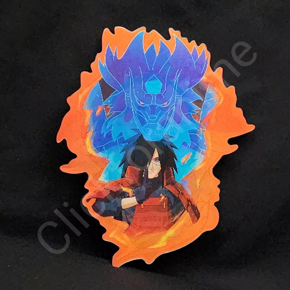 Naruto Shippuden: Itachi Madara 3D Moving Sticker Anime Manga Lenticular Decal