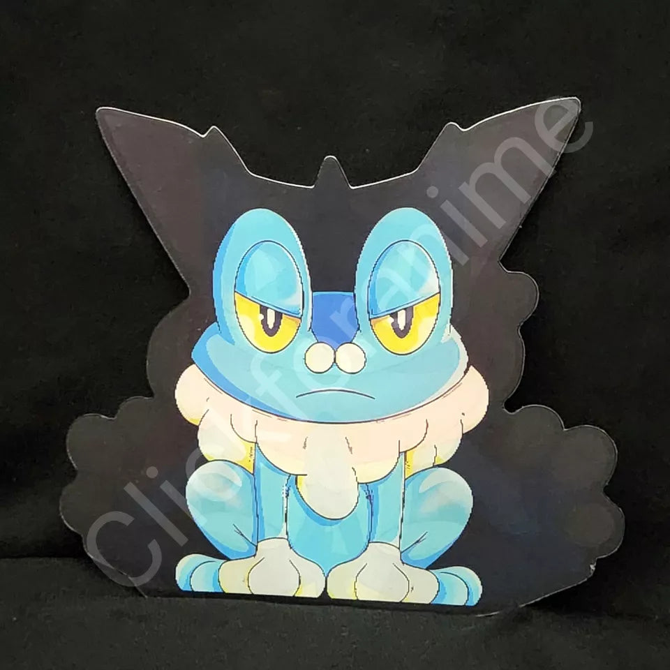 Pokemon: Greninja Frogadier Froakie 3D Moving Car Sticker Lenticular Decal