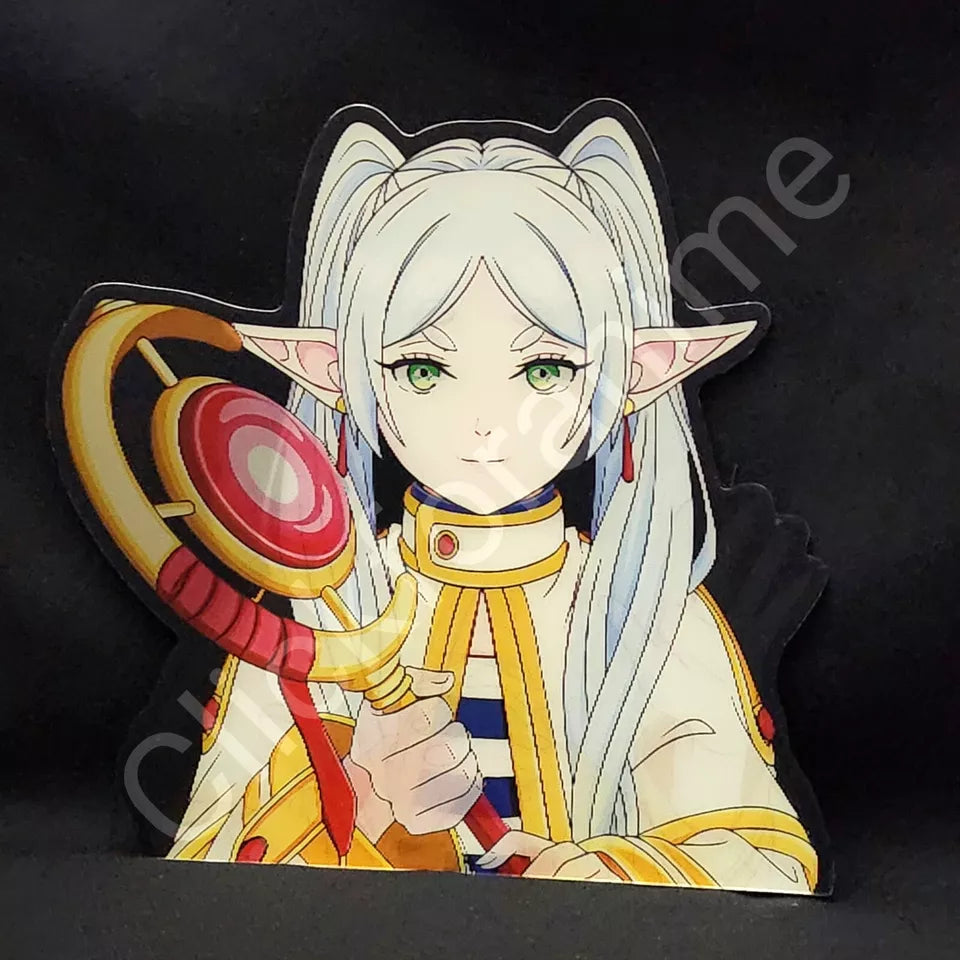 Frieren: Beyond Journey's End 3D Moving Sticker Anime Manga Lenticular Decal