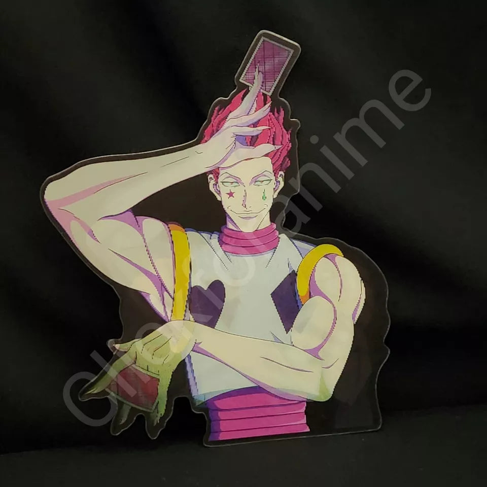 Hunter X Hunter Hisoka Morow 3D Moving Large Sticker Lenticular Car laptop Decal