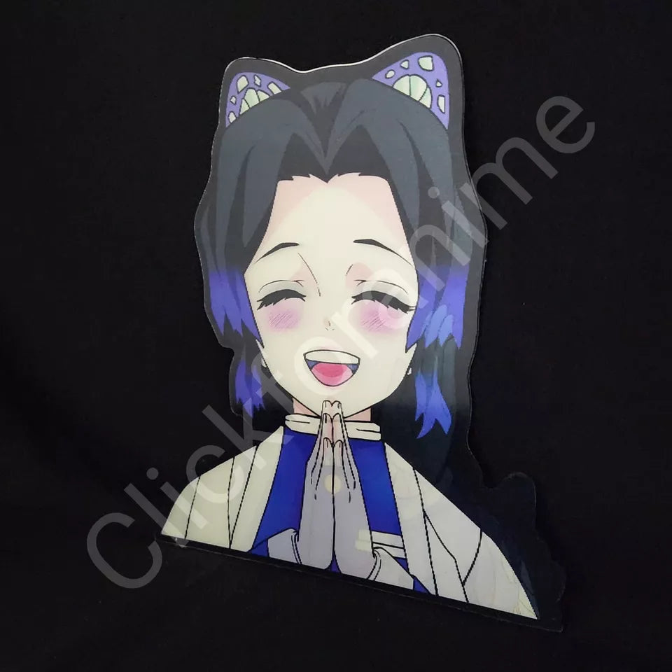 Demon Slayer: Shinobu Kocho 3D Motion Moving Sticker Lenticular Anime Manga Decal