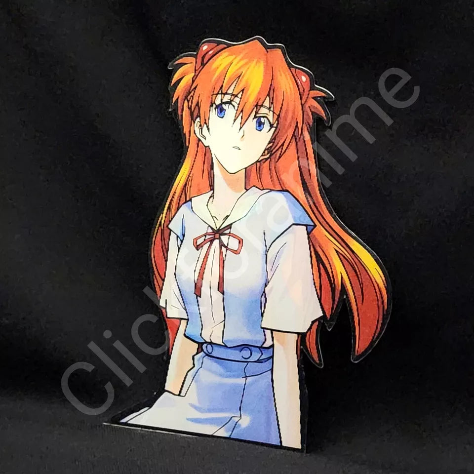 Neon Genesis Evangelion Asuka Langley Soryu 3D Moving Sticker Lenticular Decal