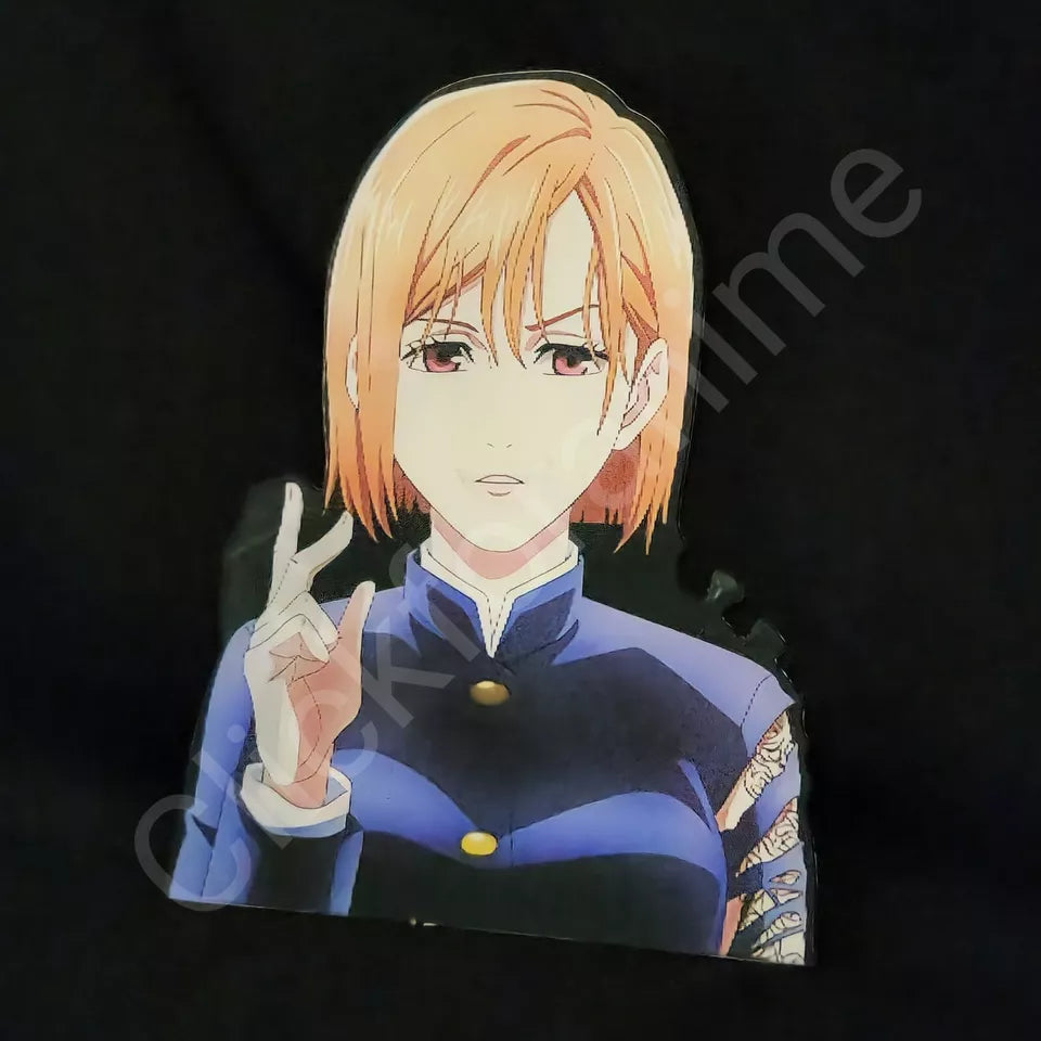 Jujutsu Kaisen Nobara Kugisaki 3D Moving Sticker Anime Lenticular Decal