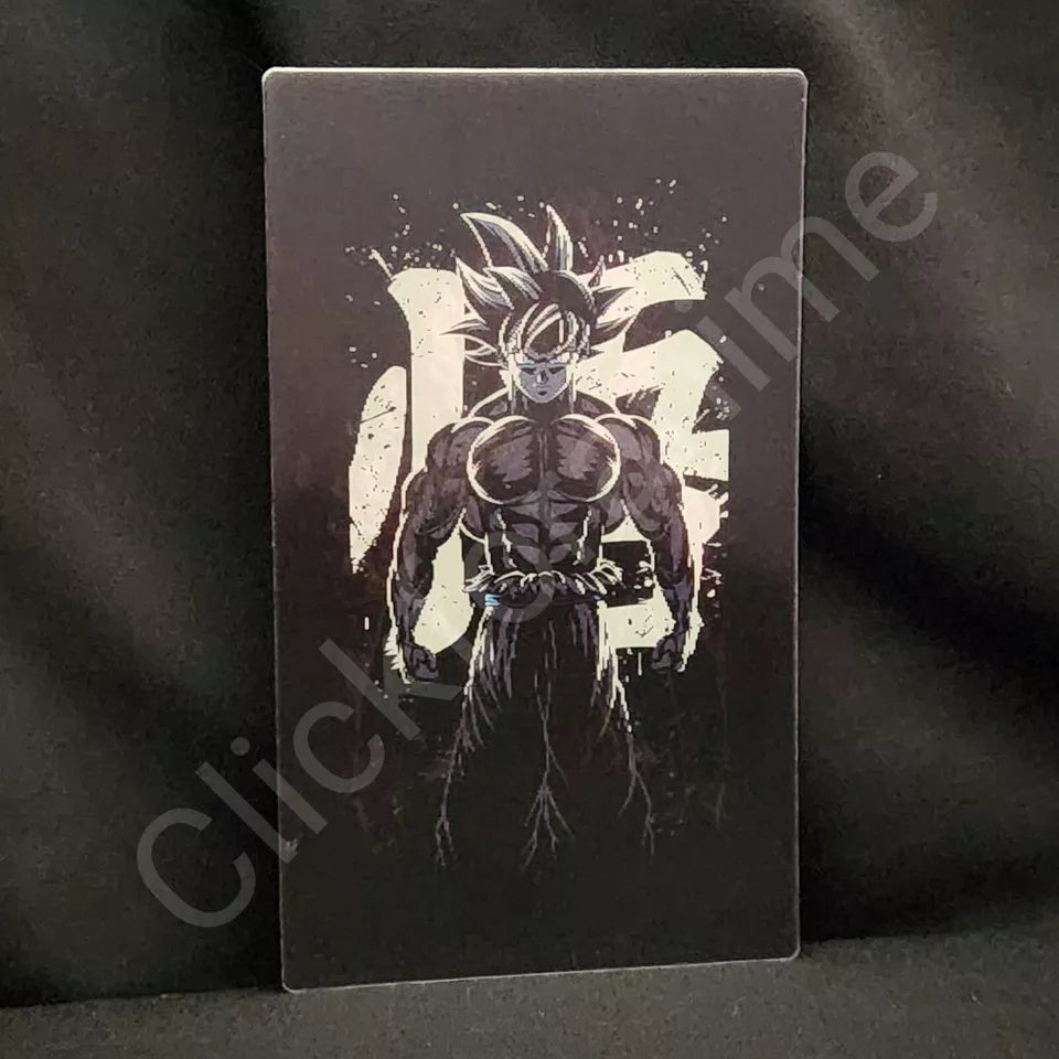 Dragon Ball Z : Goku + Black Rose 3D Moving Sticker Lenticular Car laptop Decal