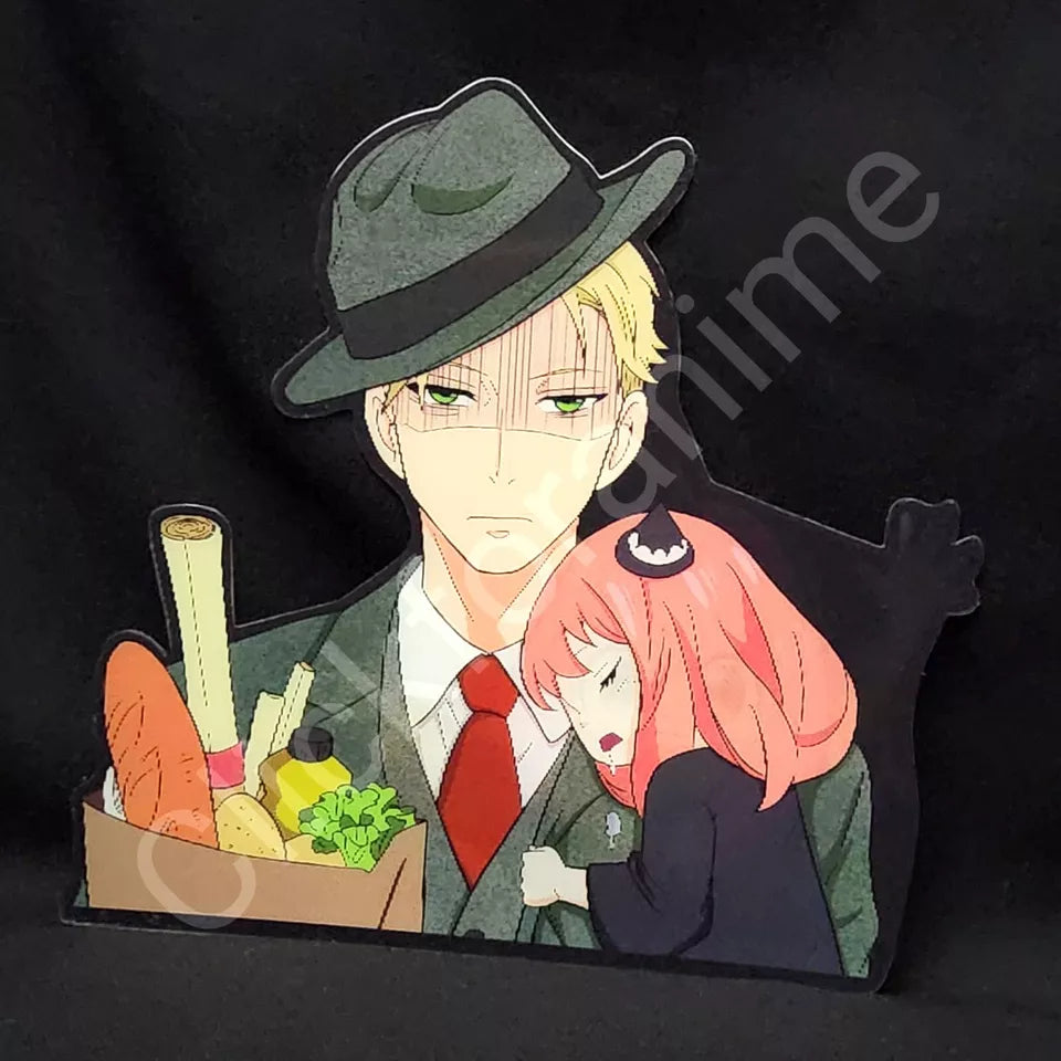 Spy x Family: Twilight Anya Forger 3D Moving Sticker Anime Lenticular Decal Cute Notebook Car Laptop