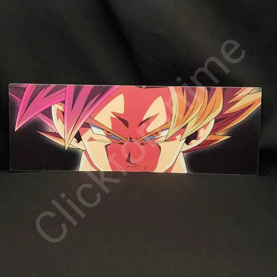 Dragon Ball Z : Goku Eyes 3D Moving Sticker Lenticular Car laptop Decal Super