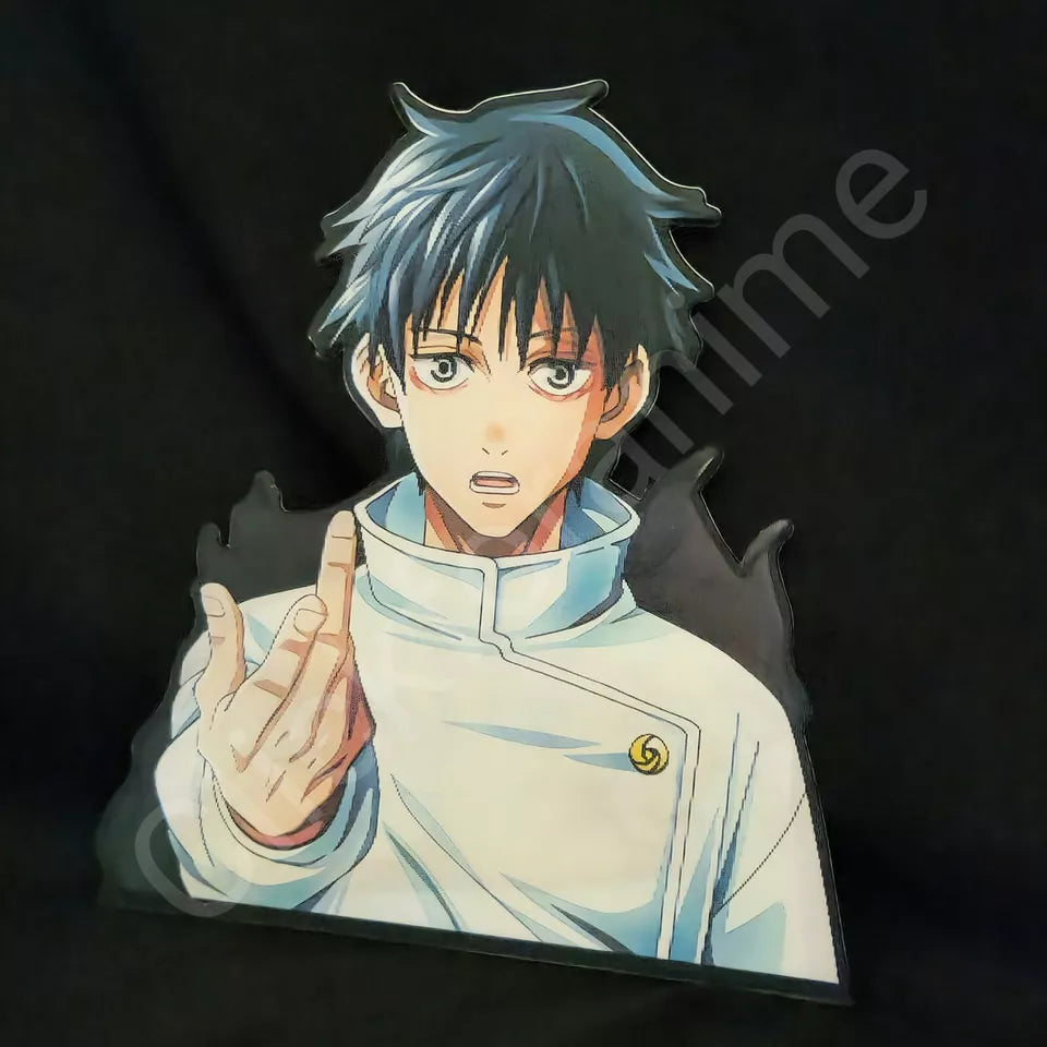 Jujutsu Kaisen: Yuta Okkotsu 3D Motion Moving Sticker, Anime Lenticular Decal JJK