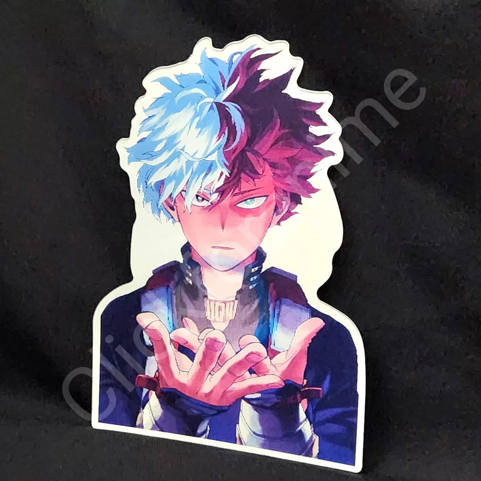 My Hero Academia: Shoto Todoroki 3D Moving Sticker Lenticular Decal Anime Manga