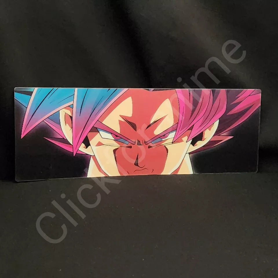 Dragon Ball Z : Goku Eyes 3D Moving Sticker Lenticular Car laptop Decal Super