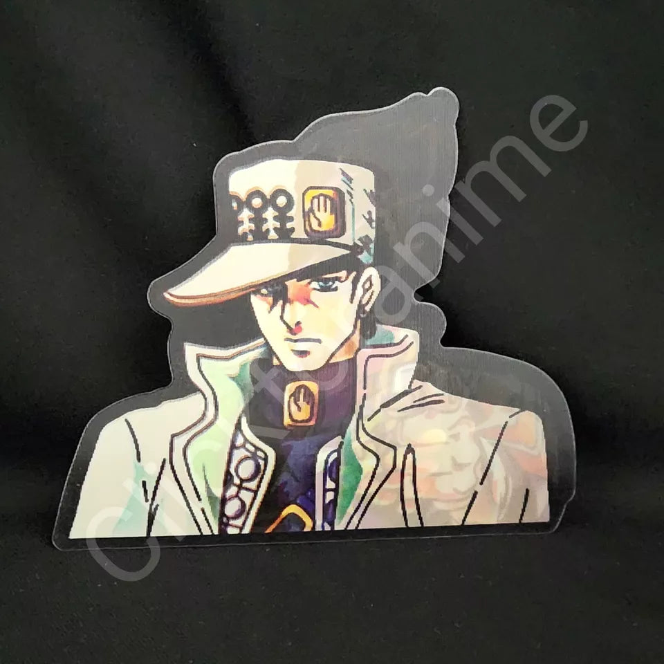 JoJo's Bizarre Adventure: Jotaro Kujo 3D Moving Sticker Lenticular Anime Decal