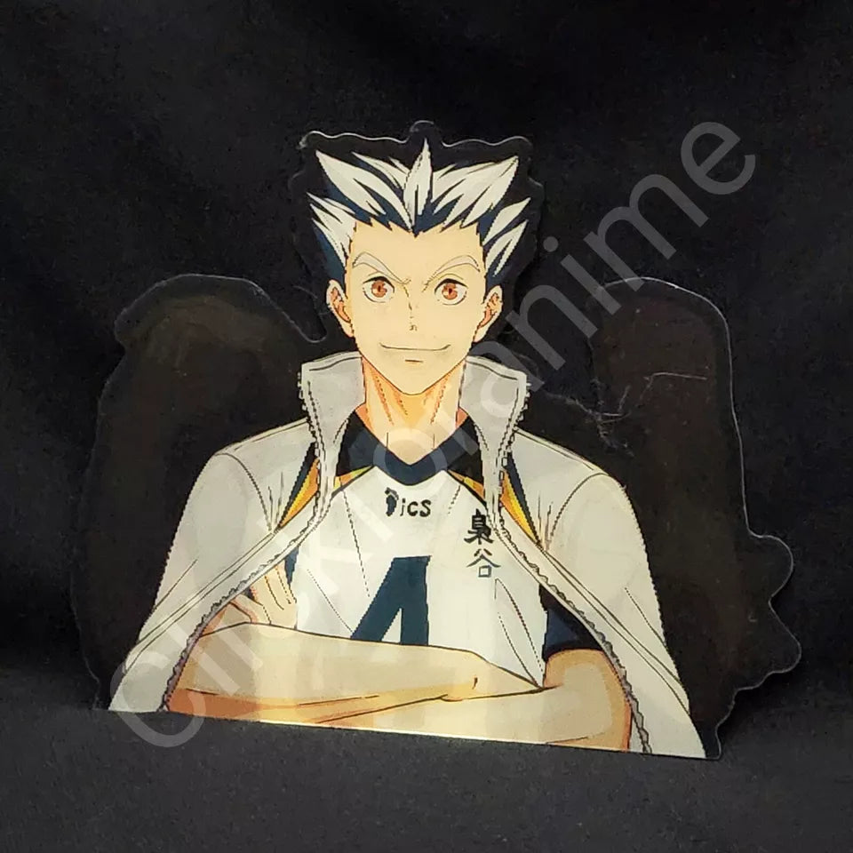 Haikyu!! Kōtarō Bokuto 3D Moving Sticker, Anime Manga Lenticular Decal Vollyball