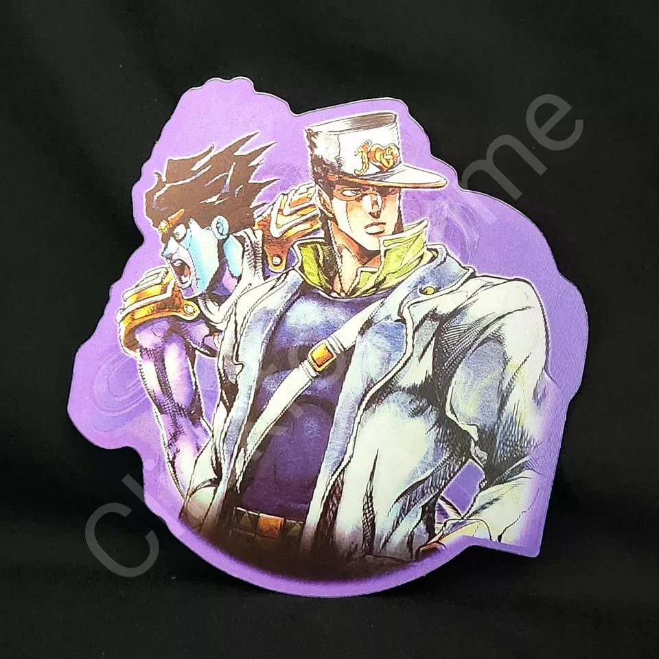 JoJo's Bizarre Adventure: Jotaro Kujo 3D Motion Sticker Anime Lenticular Decal