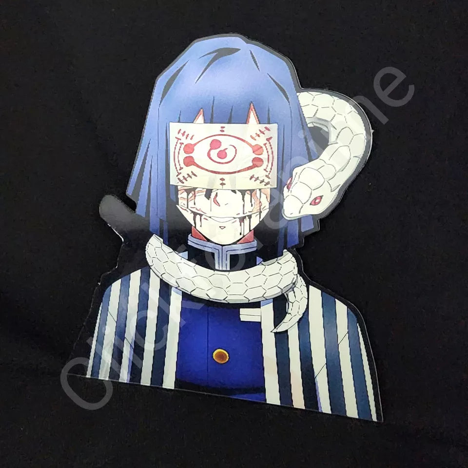 Demon Slayer: Obanai Iguro 3D Motion Moving Sticker Lenticular Anime Manga Decal