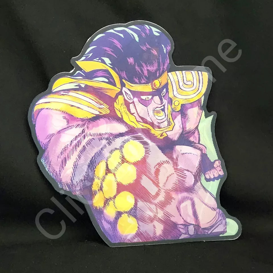 JoJo's Bizarre Adventure: Jotaro Kujo 3D Moving Sticker Anime Lenticular Decal