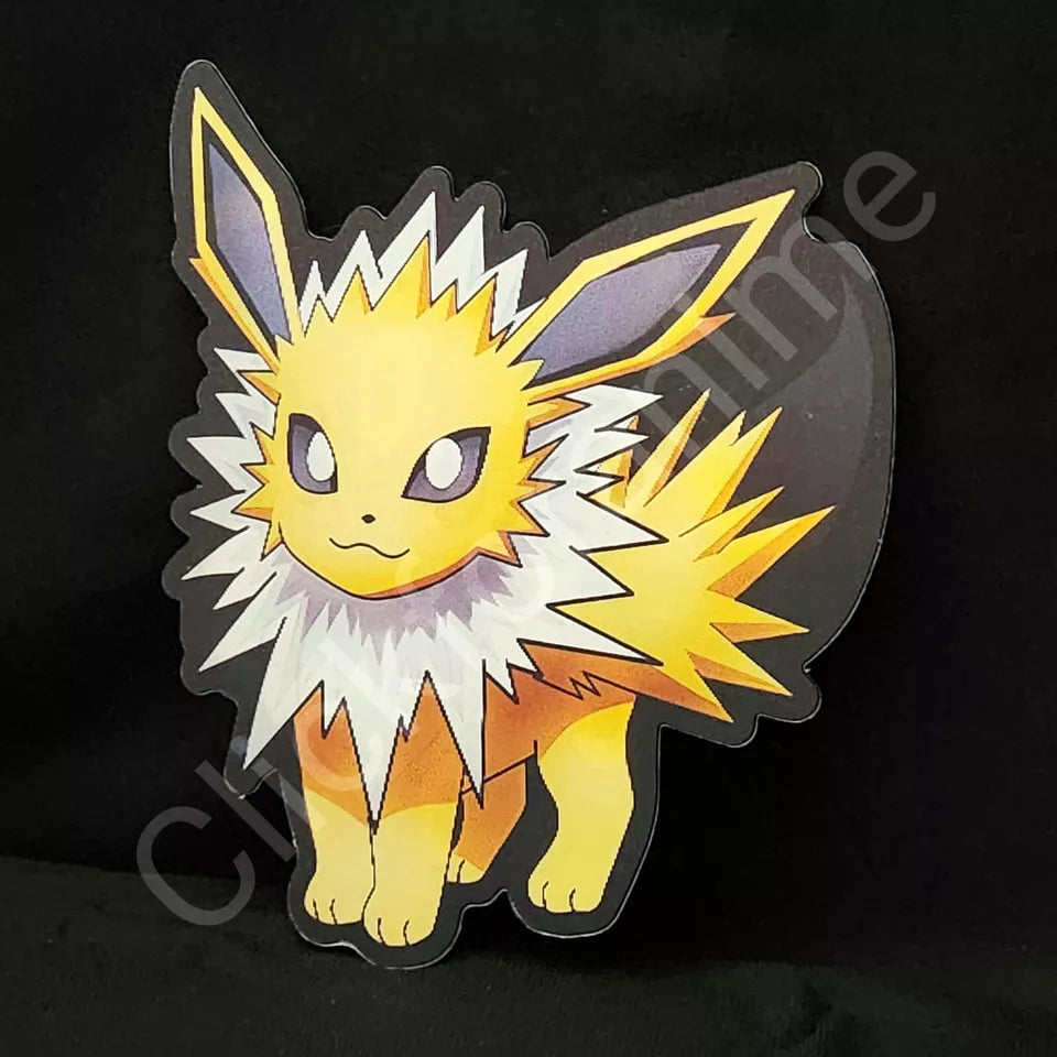 Pokemon: Eevee, Umbreon, Jolteon 3D Moving Sticker, Lenticular Decal