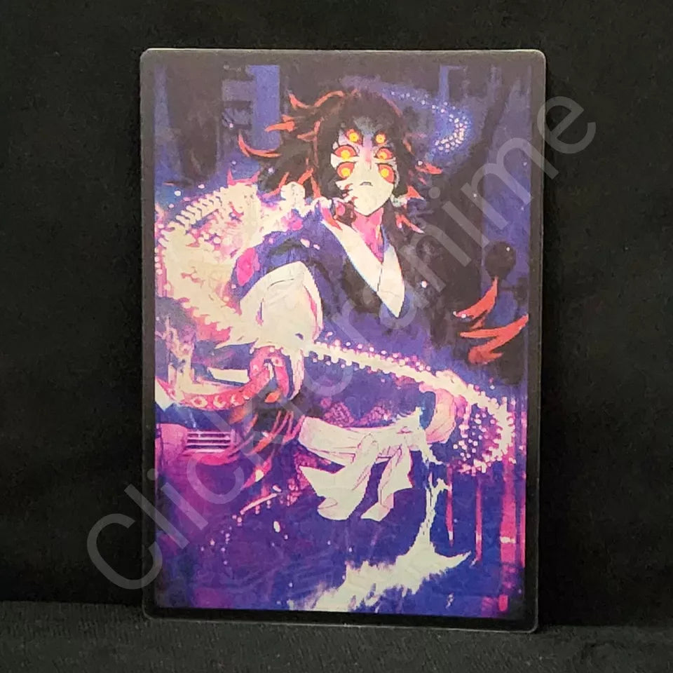Demon Slayer: Akaza Muzen Kokushibo 3D Moving Sticker Lenticular Decal