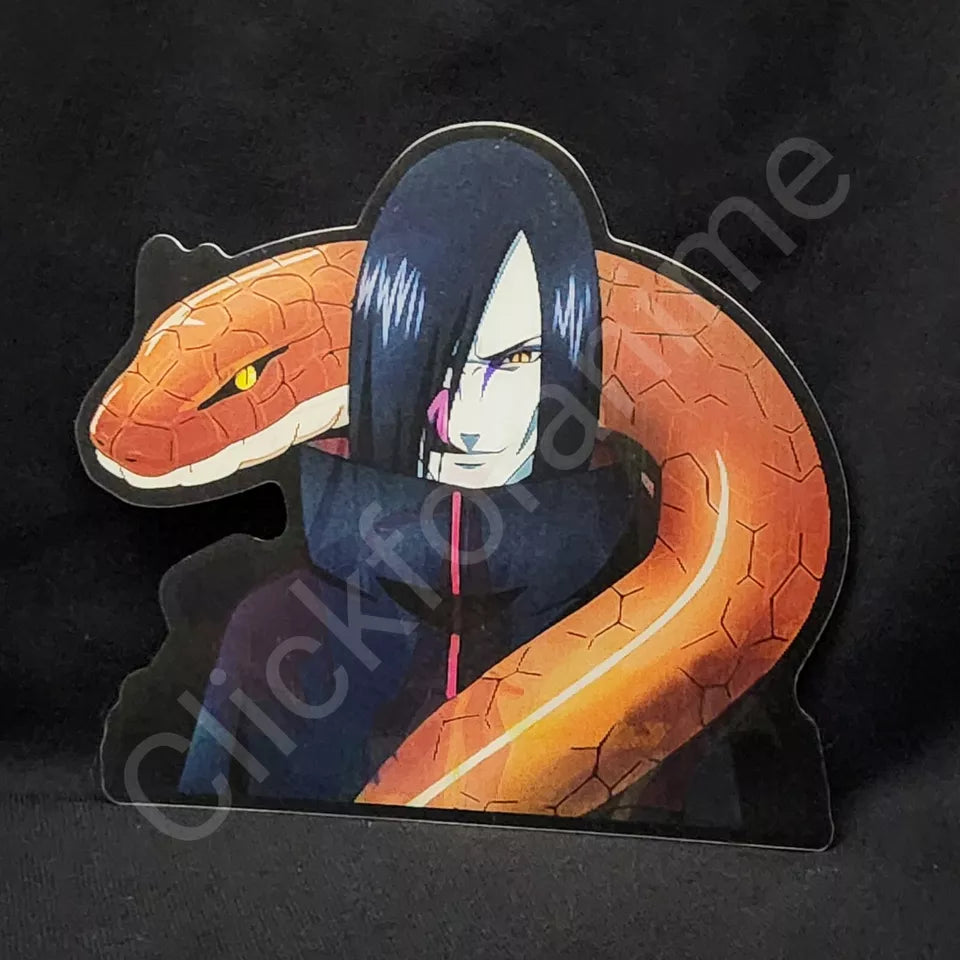 Naruto Shippuden: Orochimaru 3D Moving Sticker Anime Manga Lenticular decal