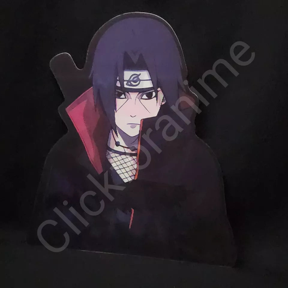 Naruto Shippuden: Itachi Uchiha 3D Moving Sticker Anime Lenticular Decal