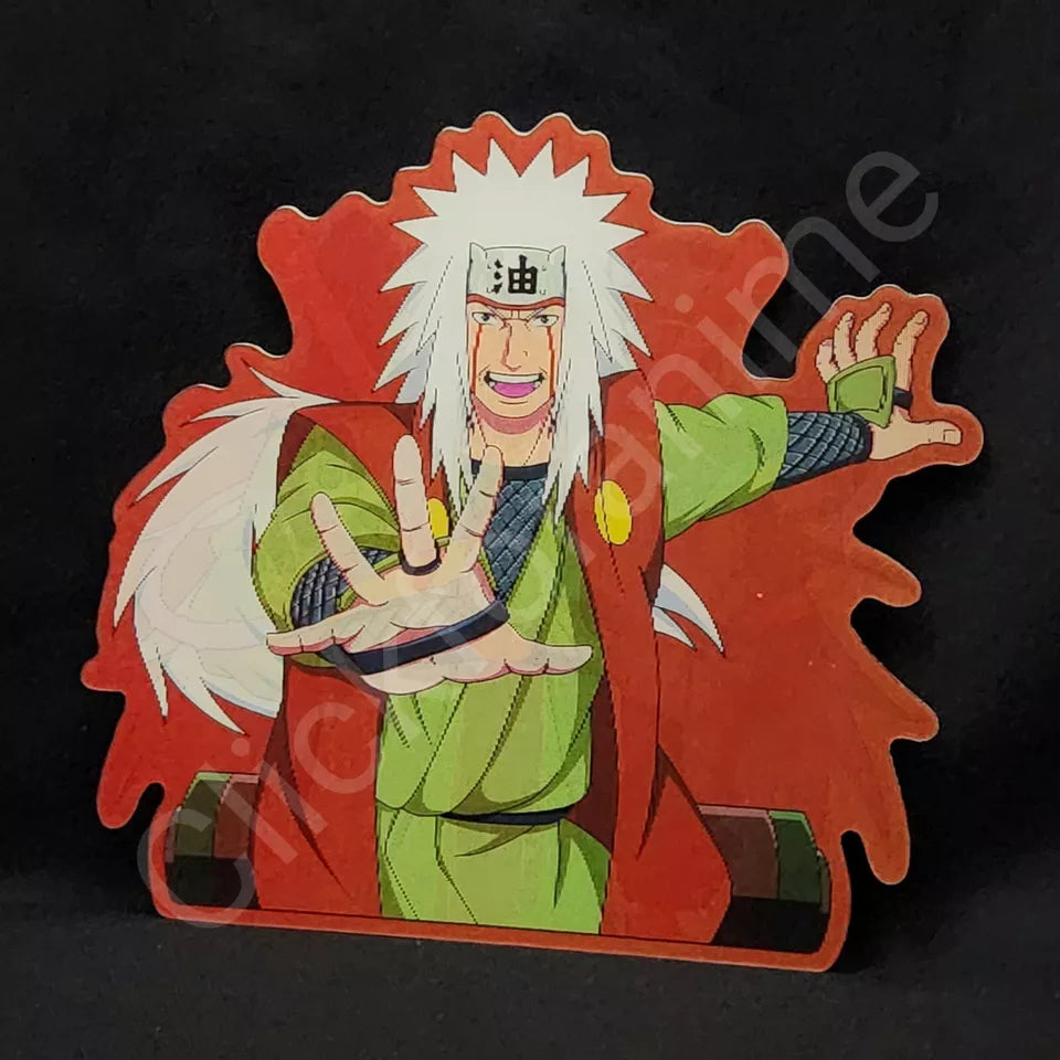 Naruto Shippuden: Jiraiya Sage 3D Moving Sticker, Anime Manga Lenticular Decal