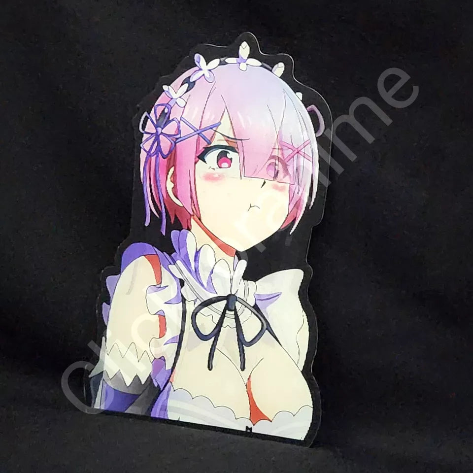 Re: Zero : Rem, Ram & Emilia 3D Moving Sticker Anime Manga Lenticular Decal