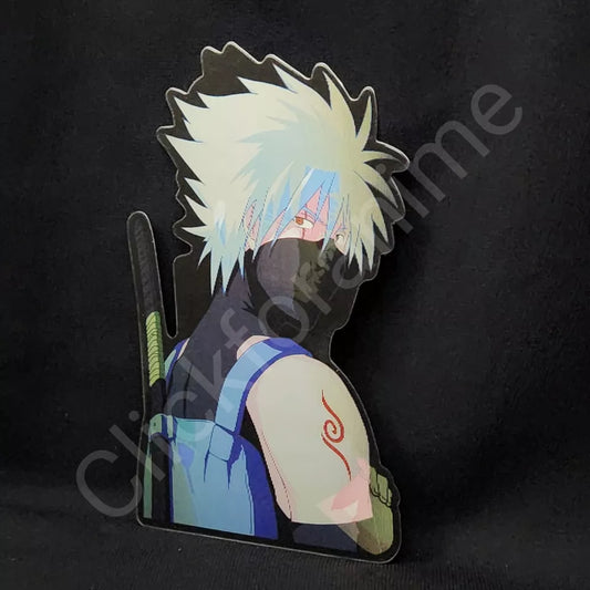 Naruto Shippuden: Sasuke Kakashi 3D Moving Sticker Anime Manga Lenticular Decal