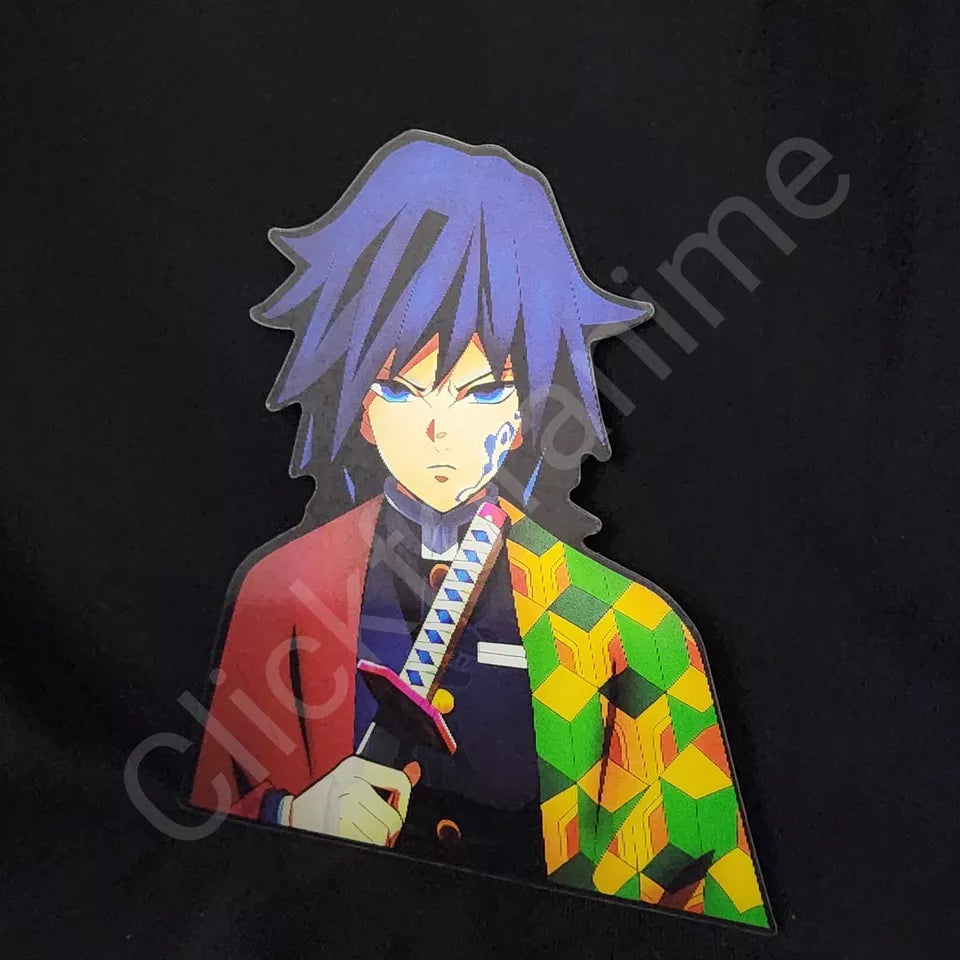 Demon Slayer: Giyu Tomioka 3D Motion Moving Sticker Lenticular Anime Manga Decal