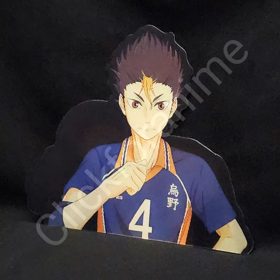 Haikyu!! Yū Nishinoya 3D Moving Sticker, Anime Manga Lenticular Decal Volleyball