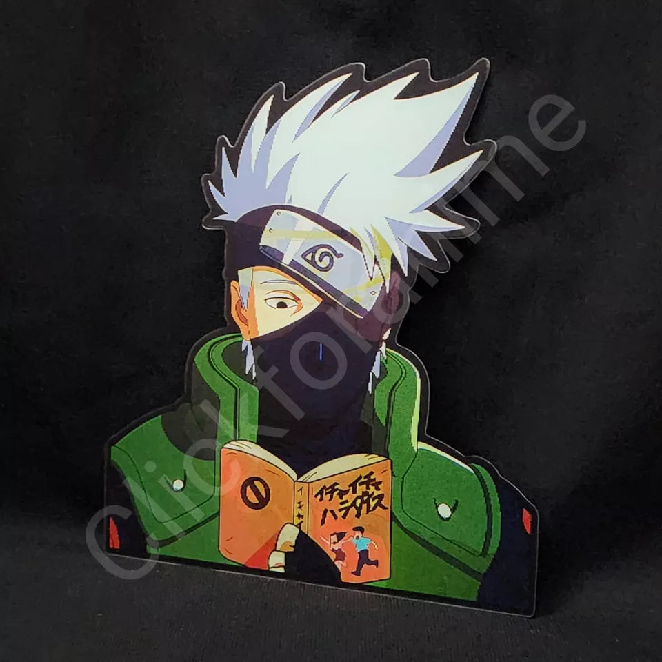 Naruto Shippuden: Kakashi Hatake 3D Moving Sticker Anime Lenticular Decal