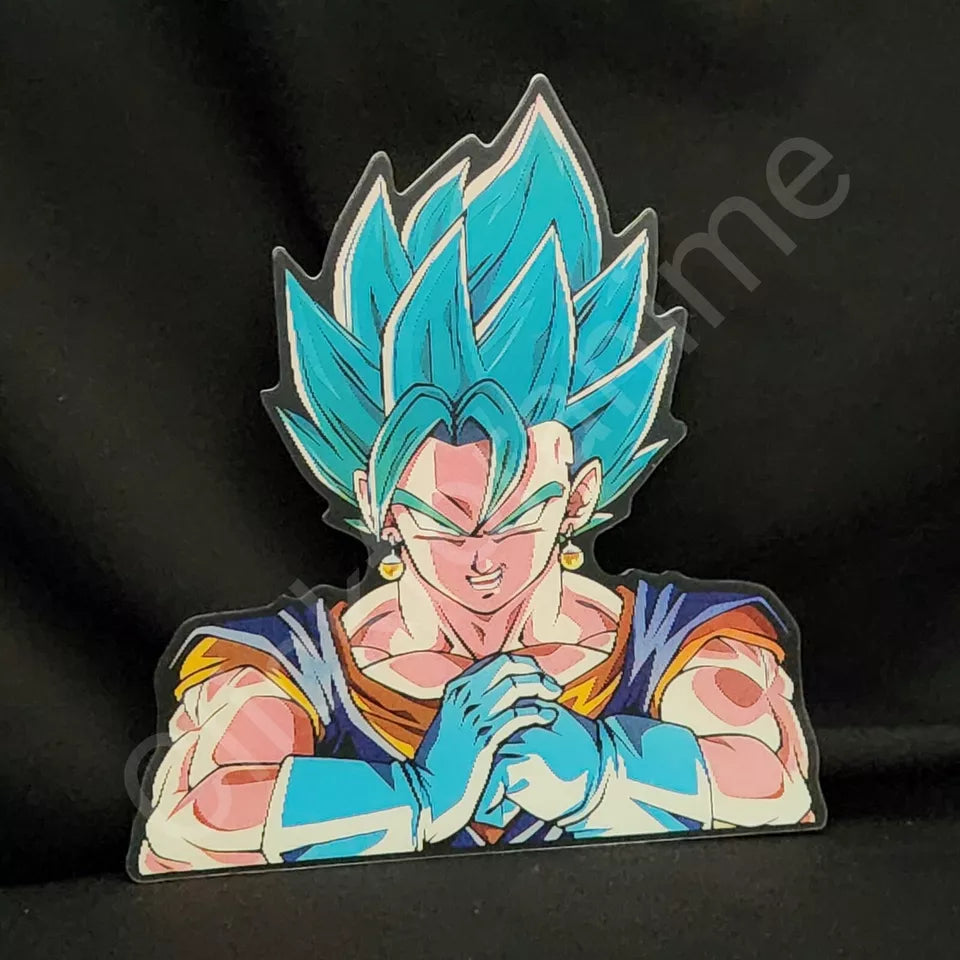 Dragon Ball Z Vegetto 3D Moving Sticker Anime Manga Lenticular Car Laptop Decal
